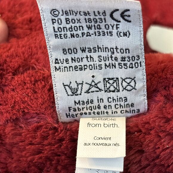 Jellycat BASHFUL DRAGON RED Plush Soft Stuffed Toy Animal London Retired 11in. - Picture 11 of 16